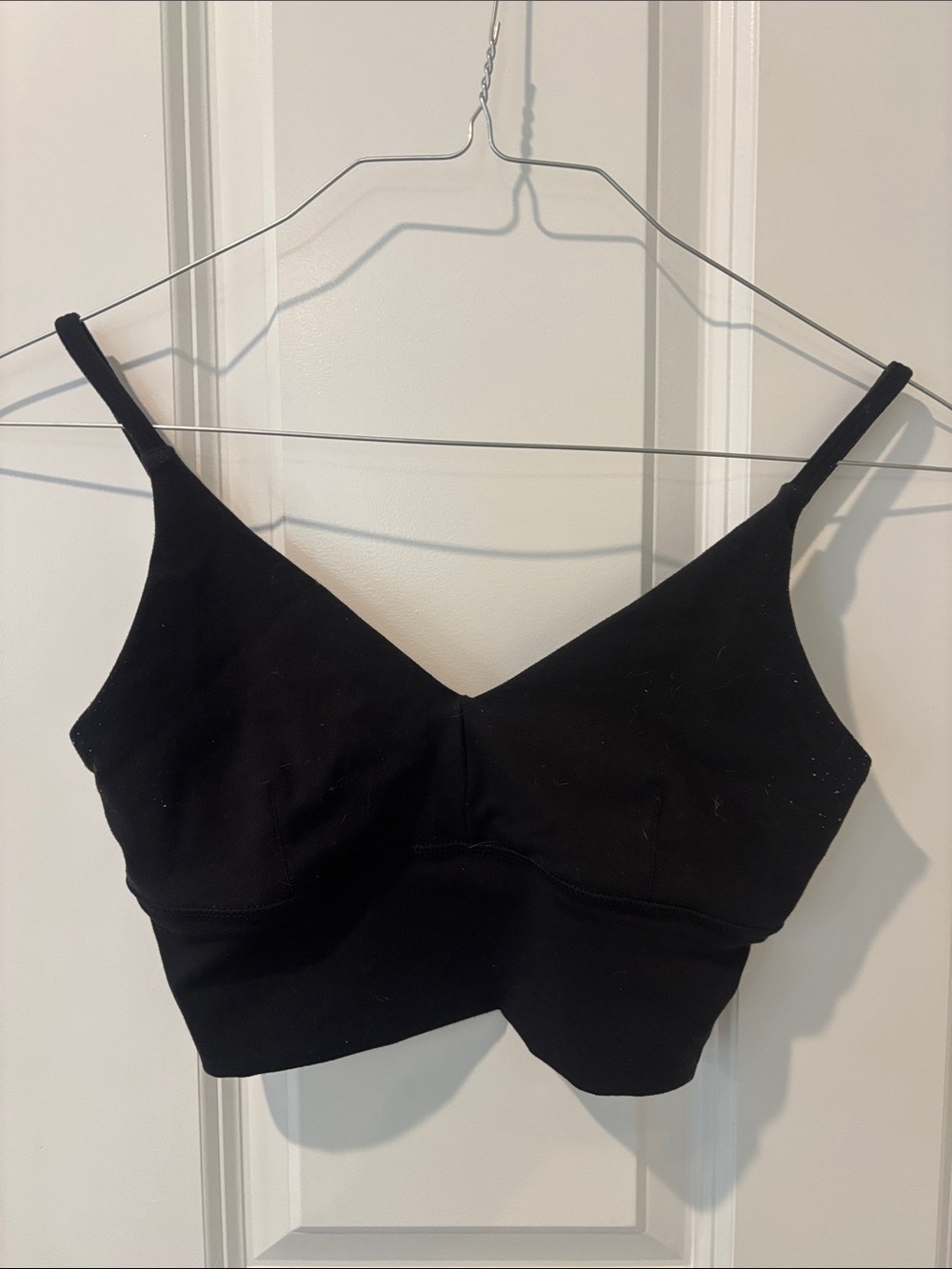 lululemon athletica Black V-Neck Light Support Sports Bralette